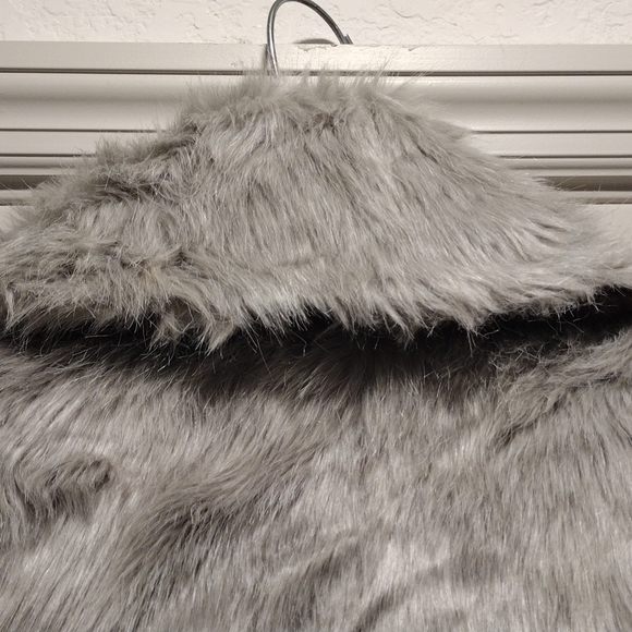 Woman's bagatelle faux fur suede coat size 1 - Picture 3 of 9